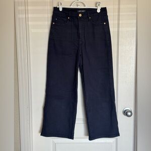 NWOT Judy Blue Black Flare cropped Women's Jeans NAVY BLUE